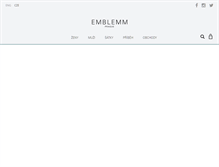 Tablet Screenshot of emblemm.com